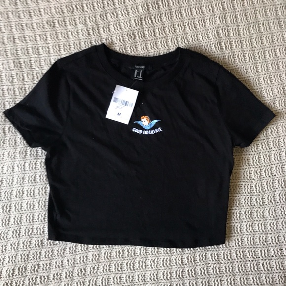 Graphic crop top - Picture 1 of 2